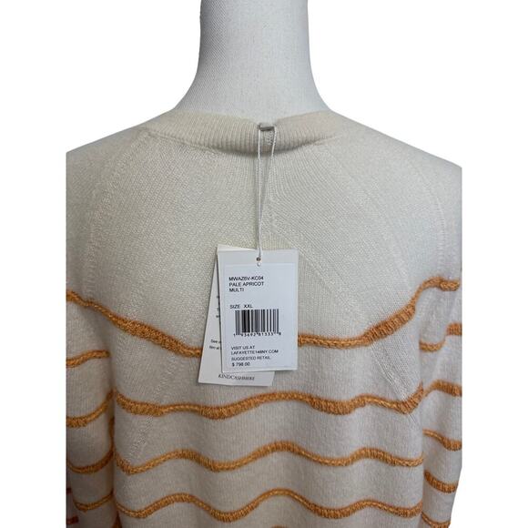 Lafayette 148 NWT New York Cashmere Stripped Breton Sweater Size 2X - Picture 8 of 11